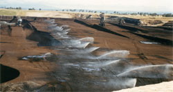 open area sprinkler dust suppression image