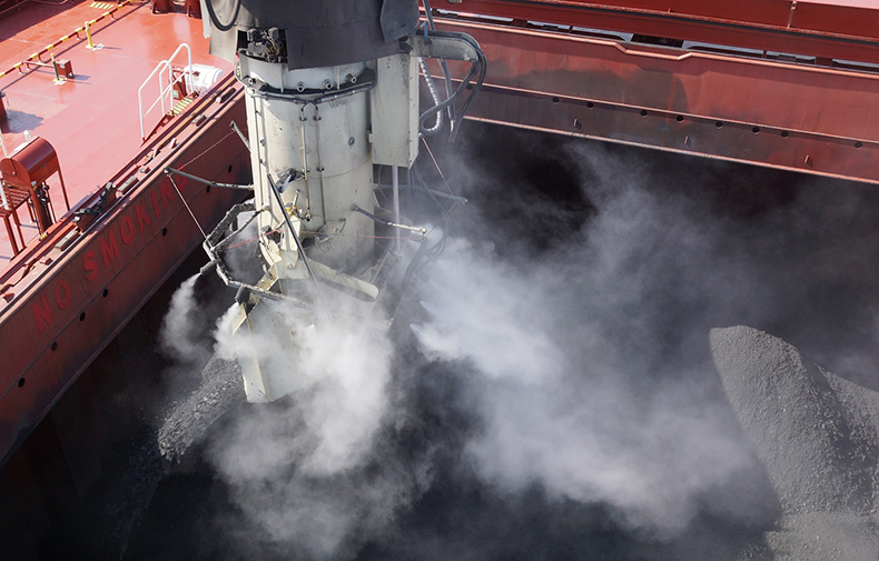 Dry Fog Ship Loader Dust Suppression