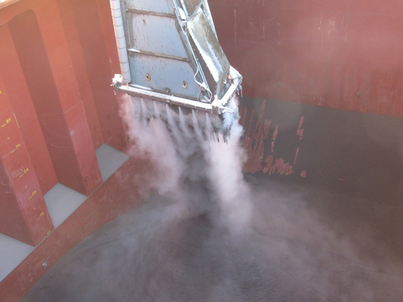 Dry Fog Ship Loader Dust Control
