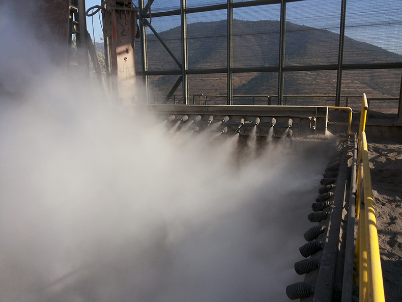 Dum Hopper Dry Fog Dust Control