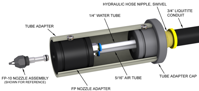 DSI Dry Fog Nozzle assembly