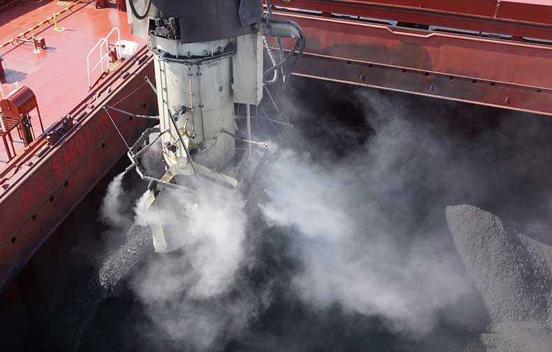 Dry Fog Ship Loader Dust Suppression